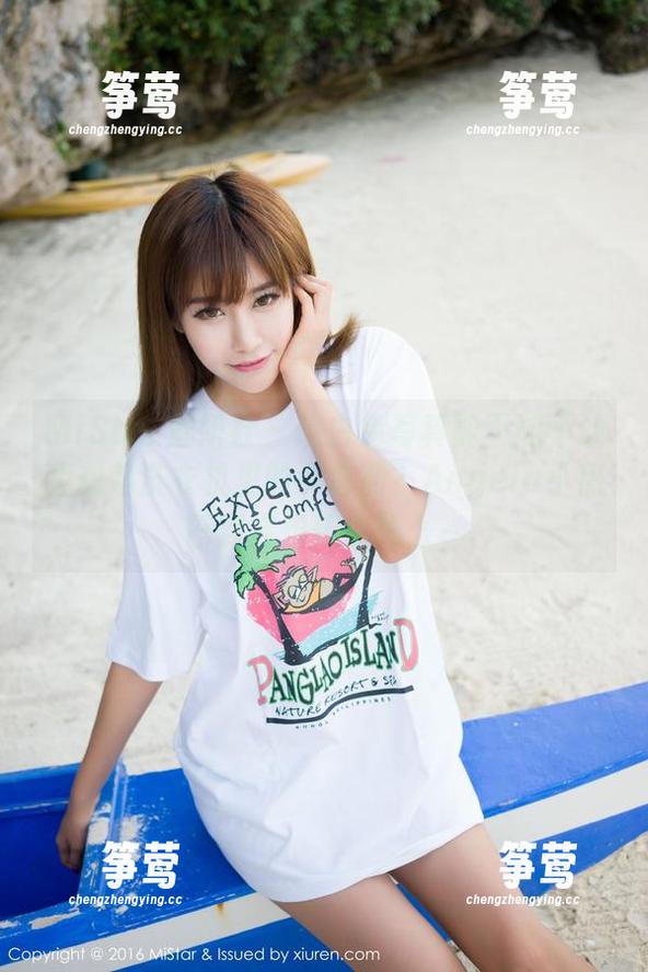 MiStar魅妍社-Angela小热巴 MiStar魅妍社 - 这白色写真能不能不让我想起洗衣机里的漂白剂?Angela小热巴到底想传达什么~