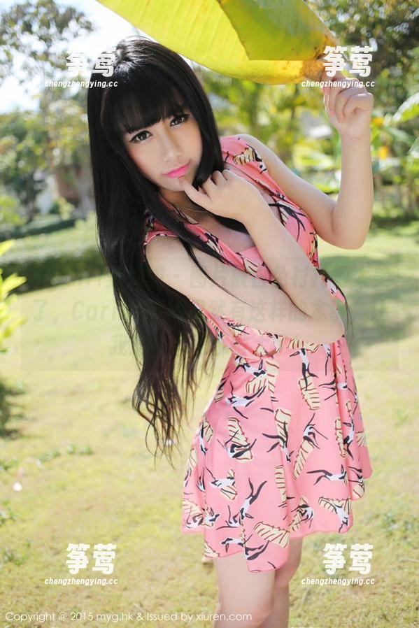 MyGirl美媛馆-Carina梦绮 MyGirl美媛馆 - 图片被白色衬托得太美了,Carina梦绮果然有这样的本事,让我这些老眼都瞪大了!