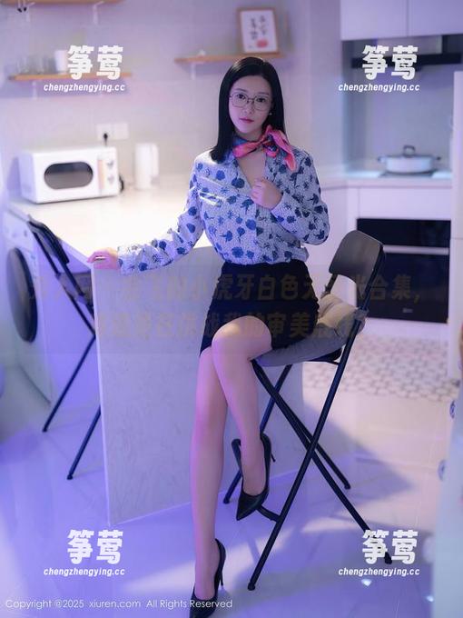 秀人网 - 会飞的小虎牙白色无圣光合集，难道是在挑战我的审美底线？